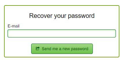 recover password image