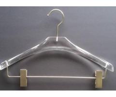 ITALIAN MADE CLEAR CLOTHING/COAT HANGERS